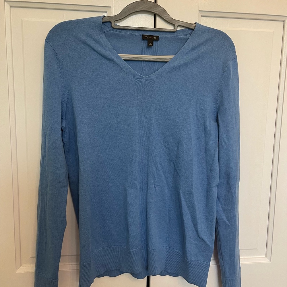 Talbots Blue Sweater. Size M